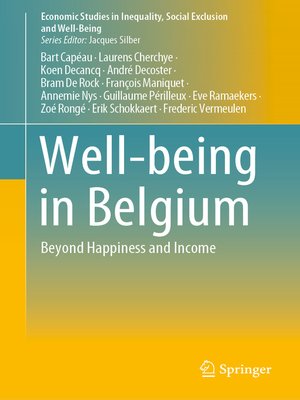 cover image of Well-being in Belgium